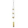 Chinese Metal Wind Chimes Outdoor Feng Shui Bells Hanging Three Layers House Protection Money Attracting Store Door Bell