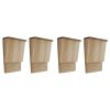 Bat Houses 4 pcs 8.7"x4.7"x13.4" Wood