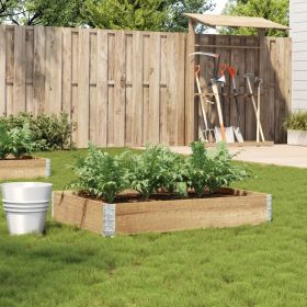 Garden Planter 39.4"x19.7" Solid Pine Wood