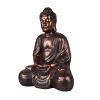 16.1inch Zen Buddha Indoor Outdoor Statue for Yard Garden Patio Deck Home Decor