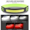 1pc Adjustable LED Headlamp With Motion Sensor; USB Rechargeable Bright Flashlight With Headband; Lamp For Walking Camping Hiking Running