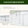 71"L x 21"W x 20.25"H Aluminum Vented Cold Frame Mini Greenhouse Kit