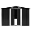 Garden Shed 101.2"x117.3"x70.1" Metal Anthracite