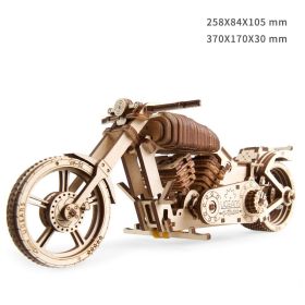 Wooden jewelry box (Option: Motorcycle)