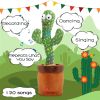 Plush Dancing Cactus Repeat What You Said Kids Stuffed Toys Singing Spanish Song Shaking With Music Plant Toy Children Education