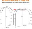 Black Garden Arch Arbors, Trellis for Climbing Plants Outdoor 6-8ft, Two Way Assemble Wedding Decoration Metal Arch