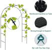 Garden Arch with Plant Clips, Garden Arbor Pergola for Climbing Plants, Garden Clips for Vine, Tomato, Cucumber, Flower Support