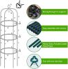 Garden Arch with Plant Clips, Garden Arbor Pergola for Climbing Plants, Garden Clips for Vine, Tomato, Cucumber, Flower Support