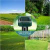 2/4pcs Square Solar Outdoor Pest Repellent With 5; 000 Feet Range; Solar Powered Animal Control; Rodent Repellent And Deterrent For Mole; Vole; Gopher